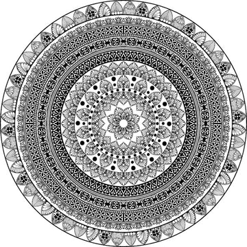 Learn To Draw Mandala Super Easy | Step By Step Tutorial
